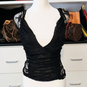 Free People Lacey in love Cami size medium black